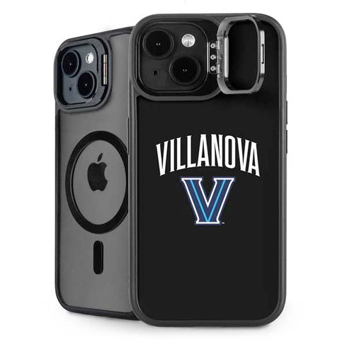 Villanova University V Black iPhone 14 Kickstand Case